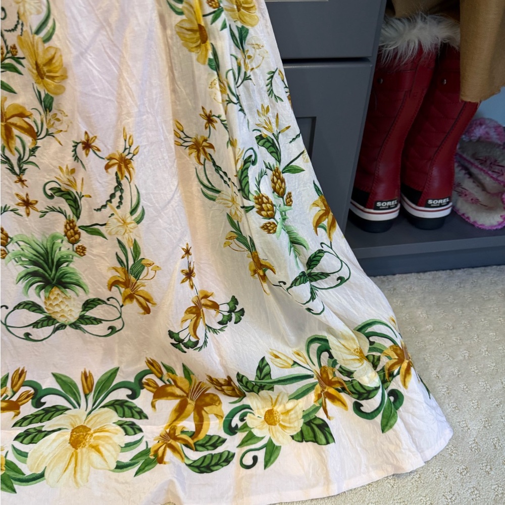 FARM Rio Pink and Yellow Floral Maxi Dress, size S - Picture 9 of 12